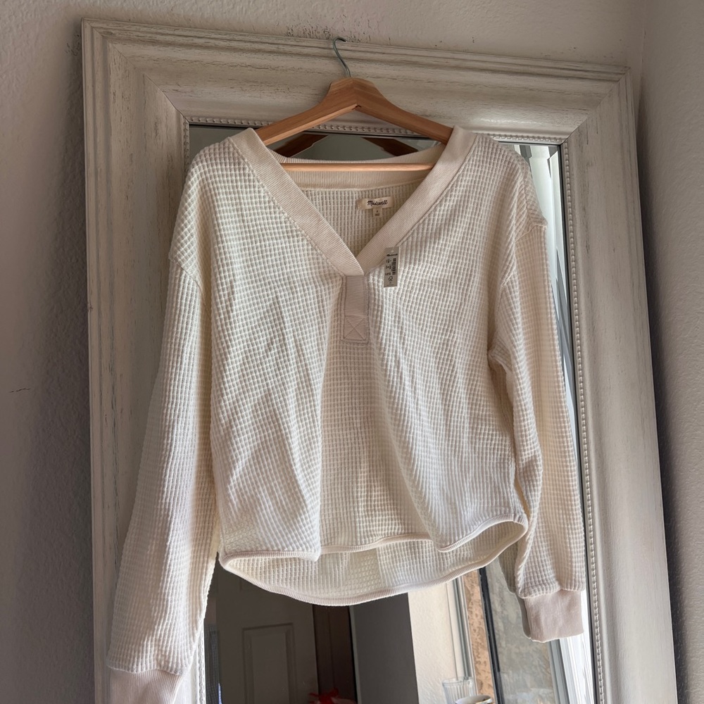 Madewell waffle long sleeve